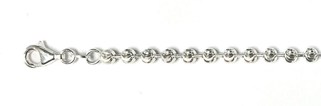 400-4MM Moon Cut Chain Made In Italy 30"